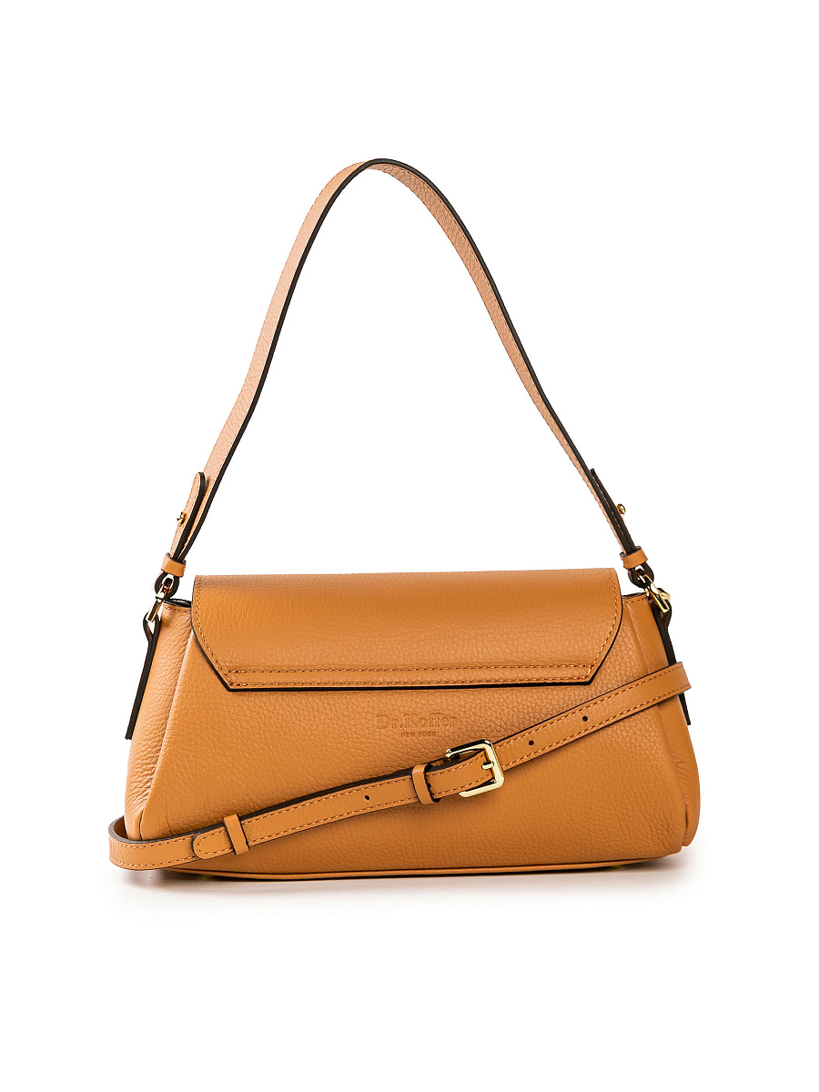 Женская сумка Dr. Koffer из натуральной кожи коричневая