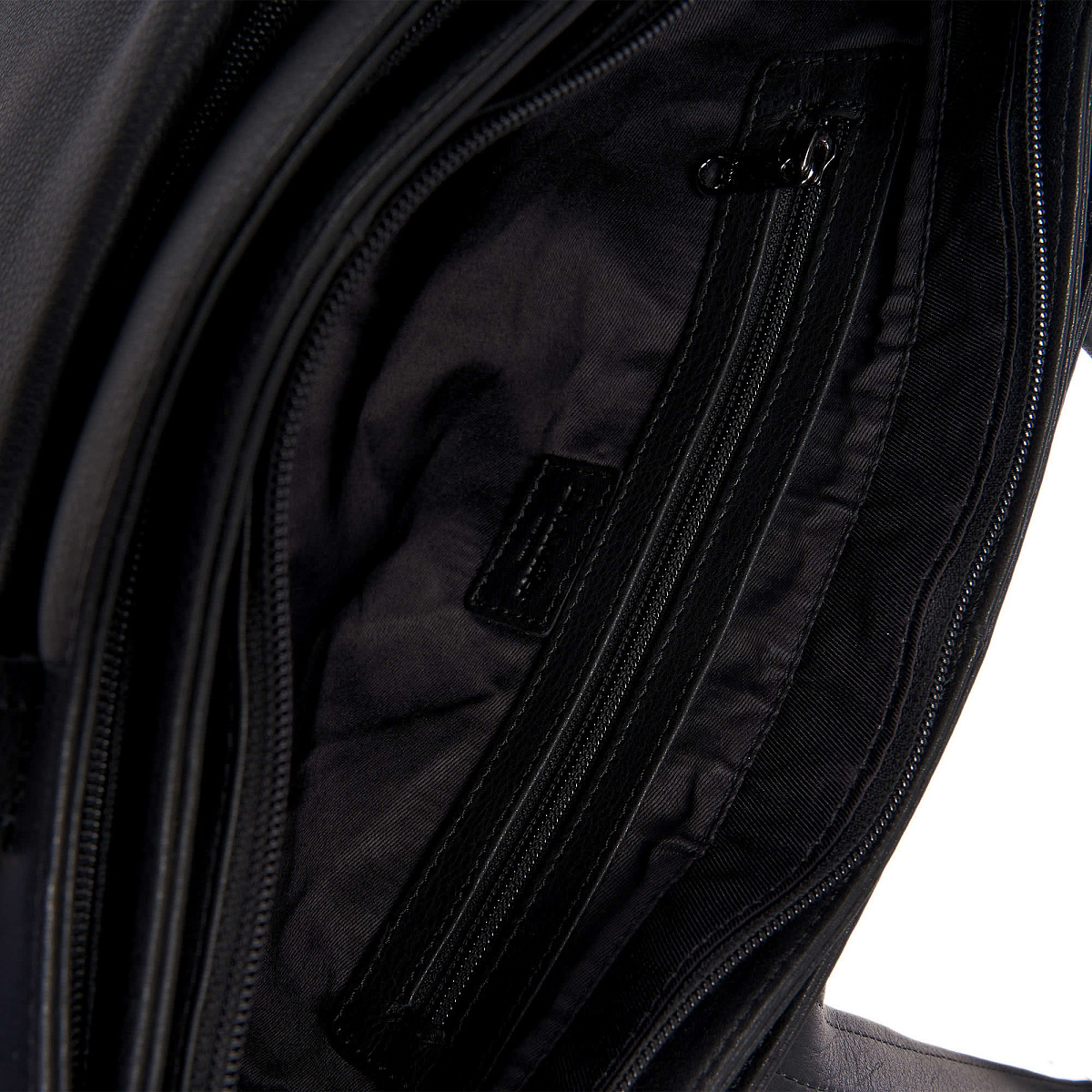 Женская сумка Dr.Koffer из натуральной кожи чёрная