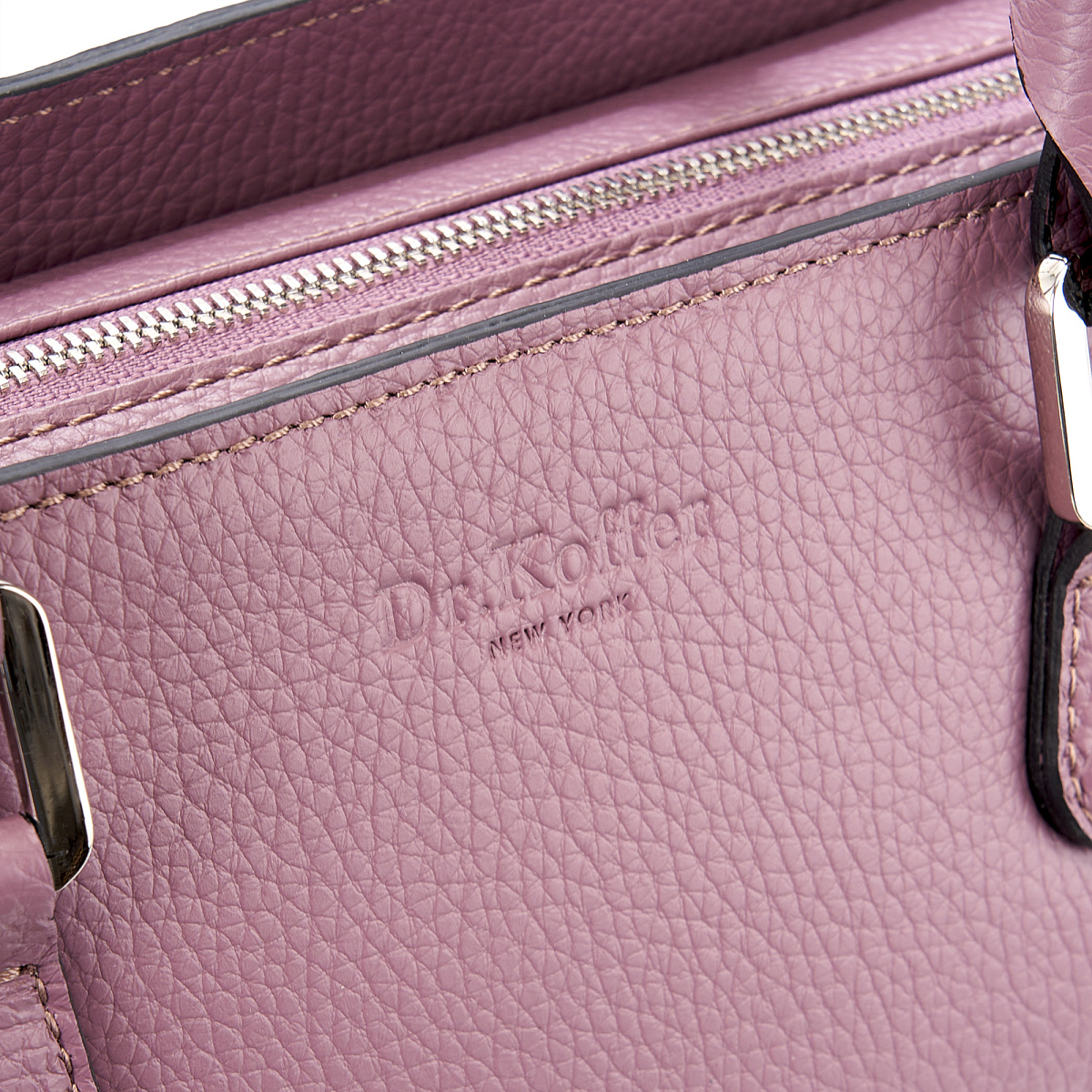 Женская сумка Dr. Koffer из натуральной кожи цвета фуксия