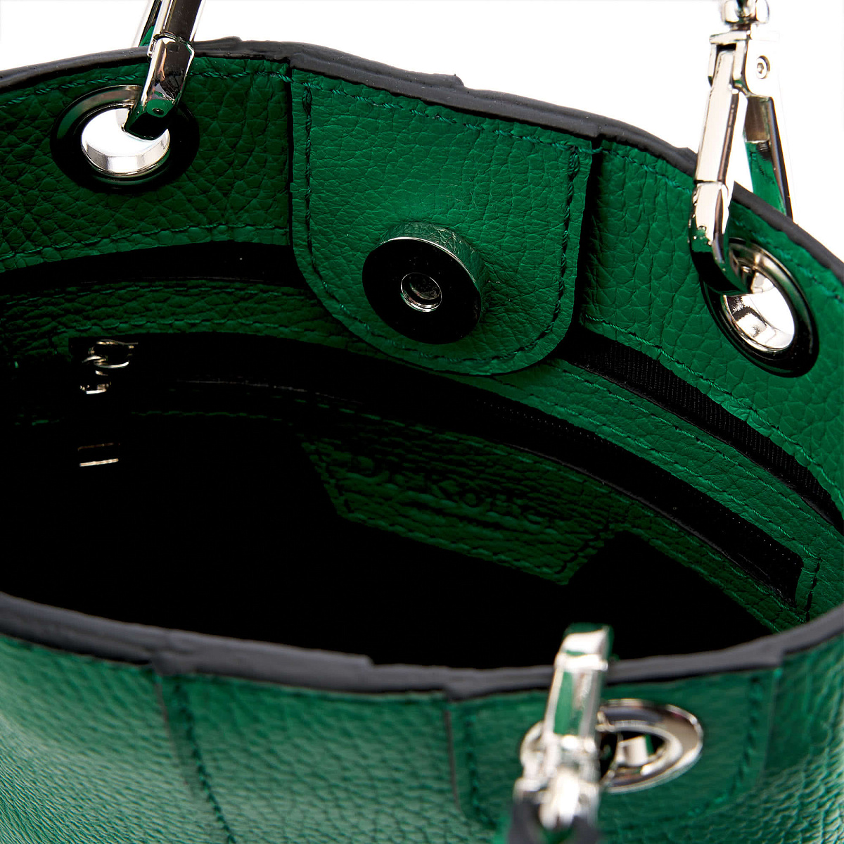 Женская сумка Dr. Koffer из натуральной кожи зеленая