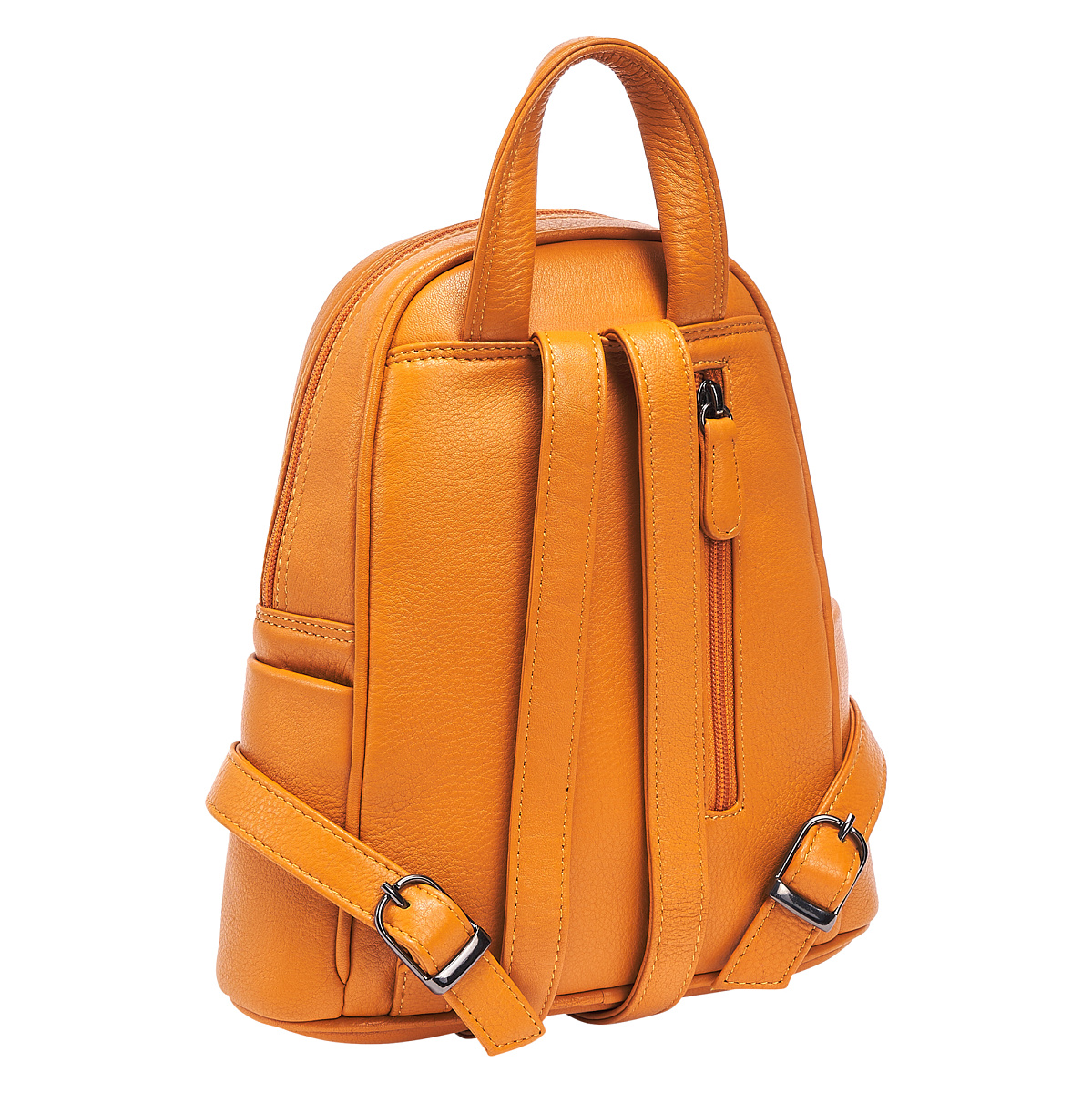 Рюкзак Dr.Koffer из натуральной кожи желтый