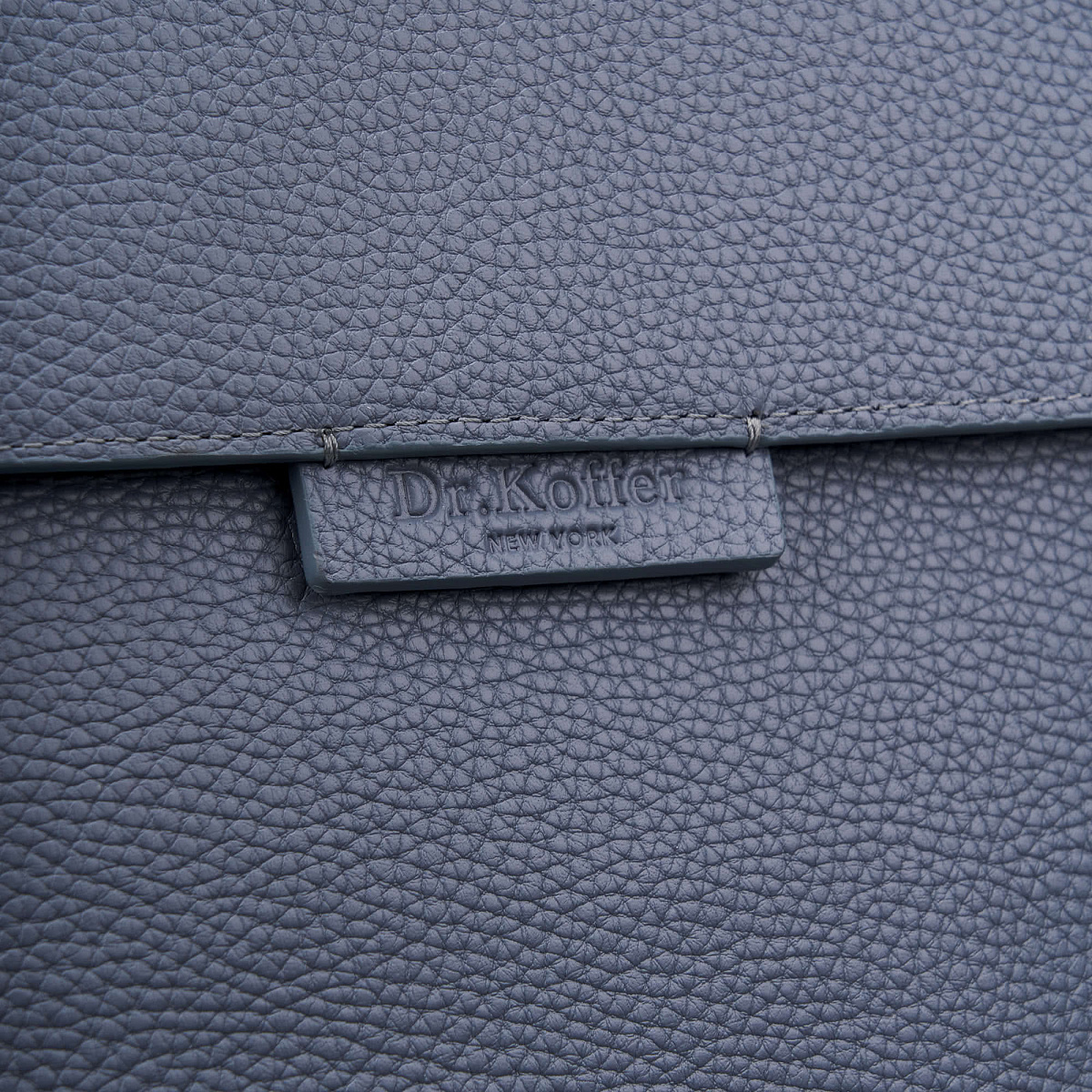 Рюкзак Dr. Koffer из натуральной кожи голубой