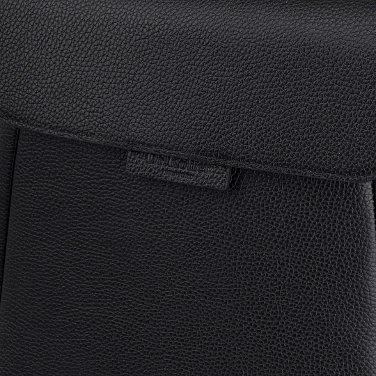 Рюкзак Dr. Koffer из натуральной кожи черный