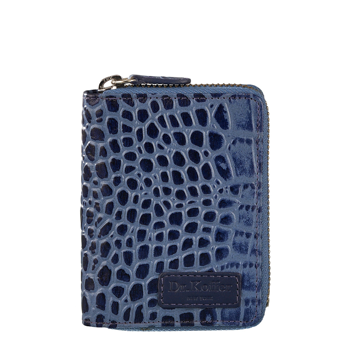 Ключница Dr.Koffer из натуральной кожи синяя