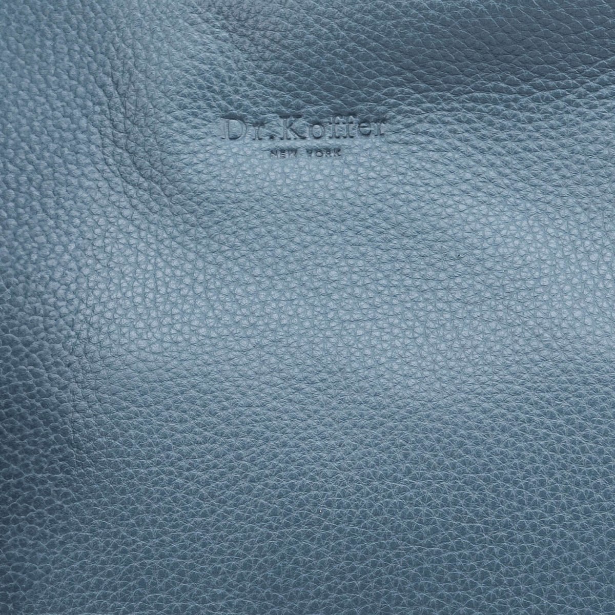 Женская сумка Dr.Koffer из натуральной кожи голубая