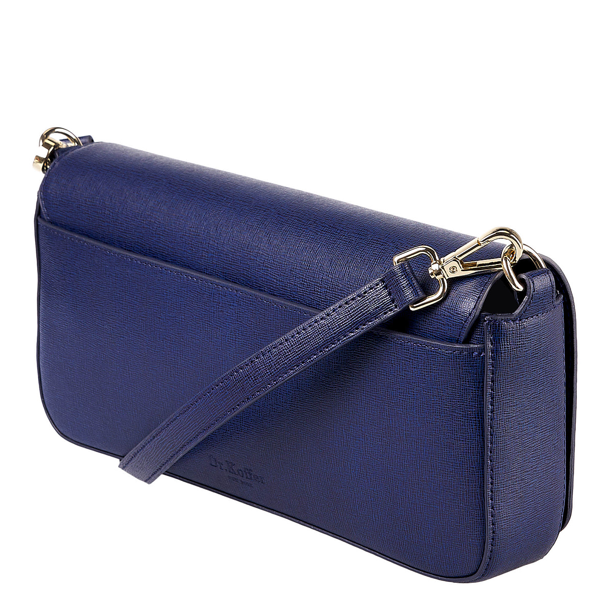 Женская сумка  Dr. Koffer из натуральной кожи синяя