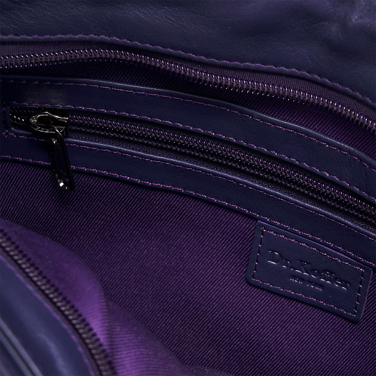 Женская сумка Dr.Koffer из натуральной кожи синяя