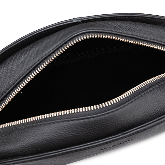 Женская сумка Dr.Koffer из натуральной кожи чёрная