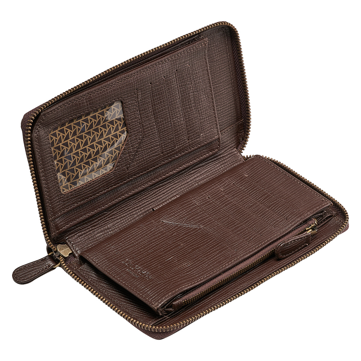 Портмоне Dr.Koffer из натуральной кожи коричневое