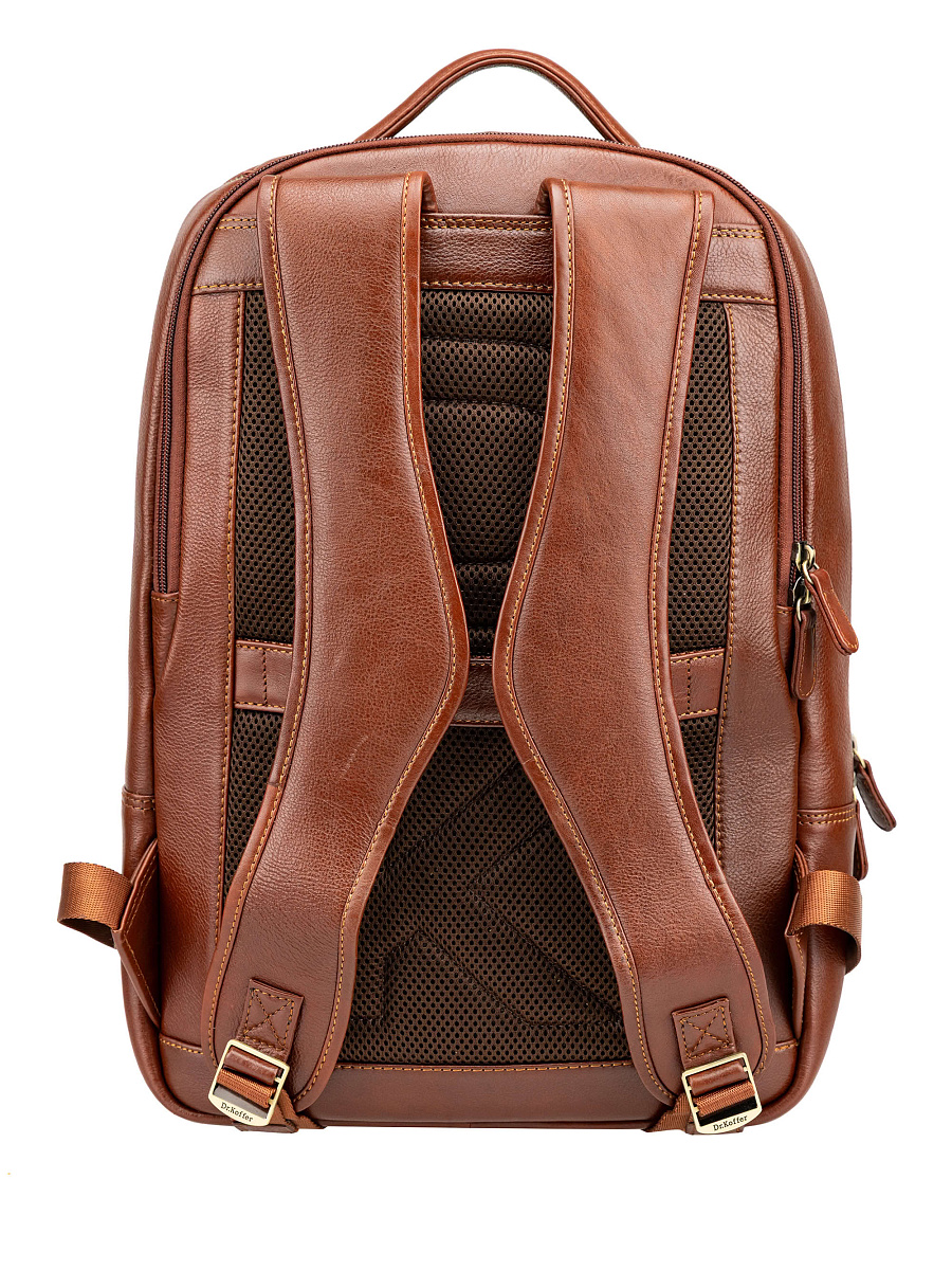 Рюкзак Dr. Koffer из натуральной кожи светло-коричневый