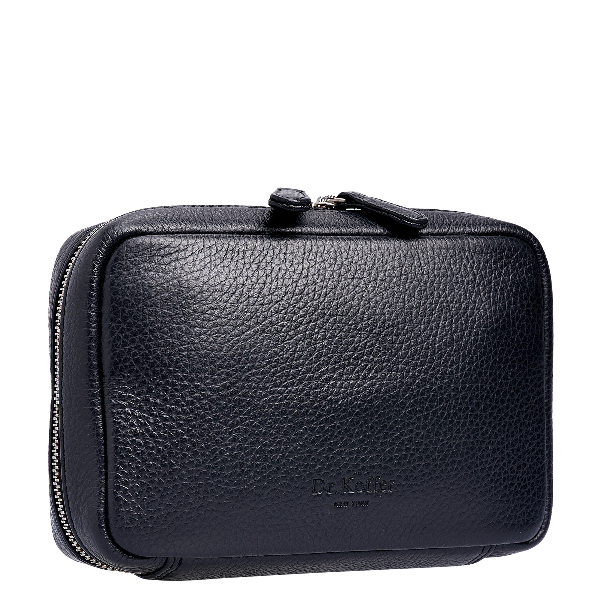 Несессер Dr. Koffer из натуральной кожи черный