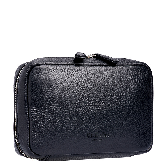 Несессер Dr. Koffer из натуральной кожи черный