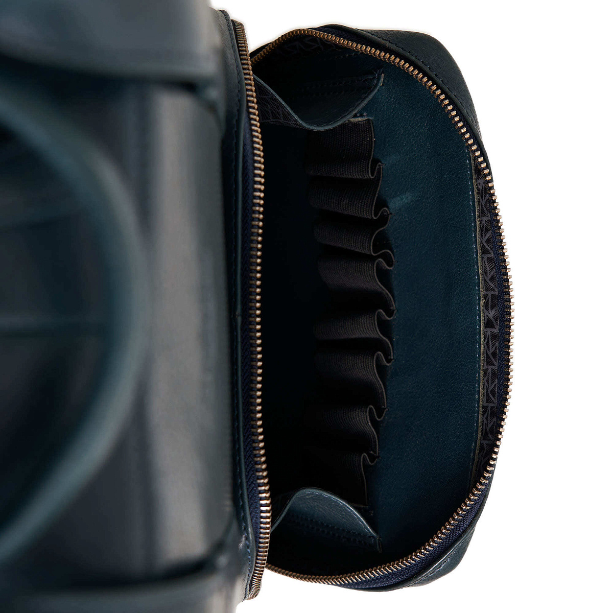 Рюкзак Dr.Koffer из натуральной кожи синий