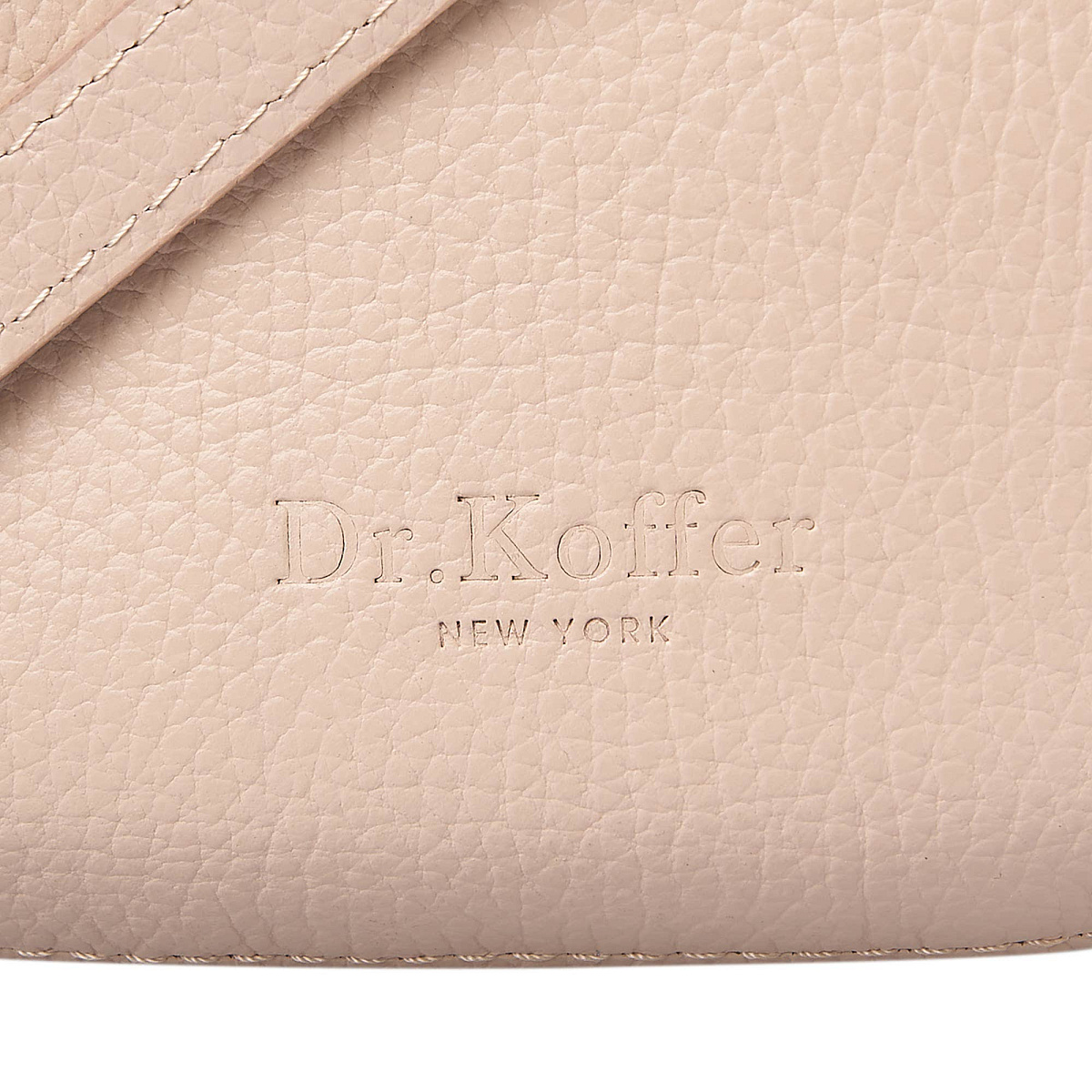 Женская сумка Dr. Koffer из натуральной кожи бежевая