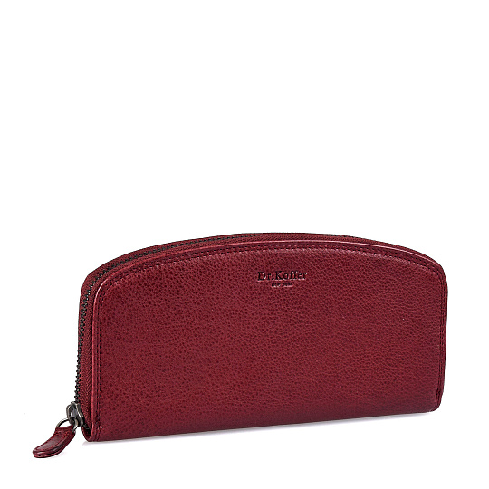 Портмоне Dr.Koffer из натуральной кожи бордовый
