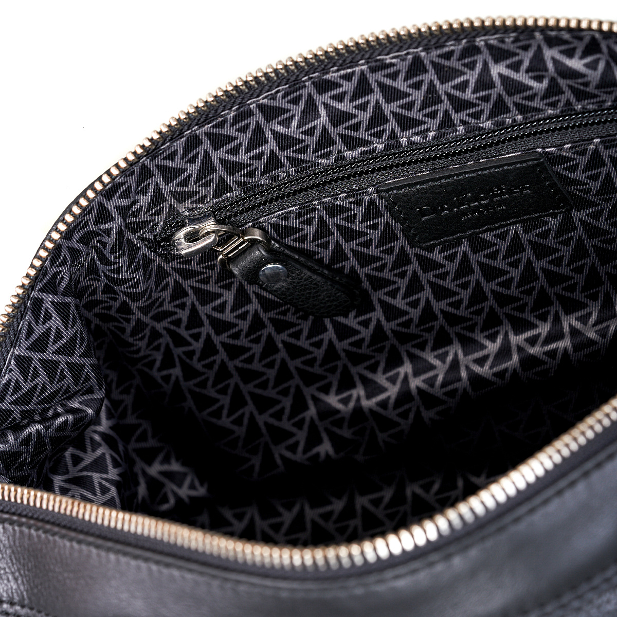 Несессер Dr. Koffer из натуральной кожи черный