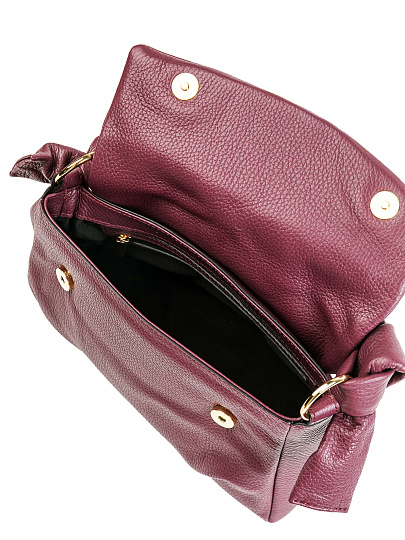 Женская сумка Dr.Koffer из натуральной кожи бордовая