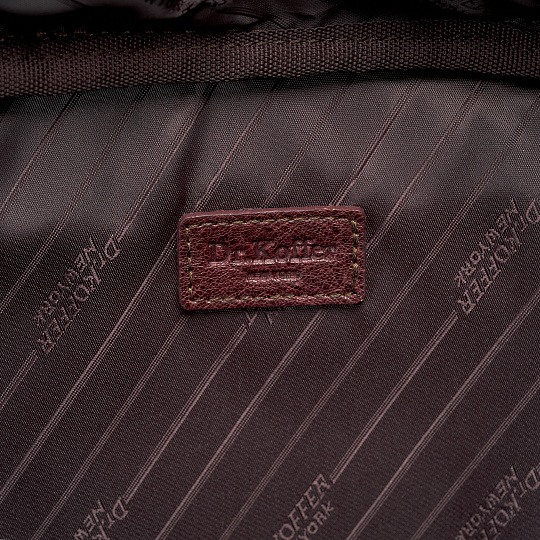 Портфель Dr.Koffer из натуральной кожи светло-коричневый