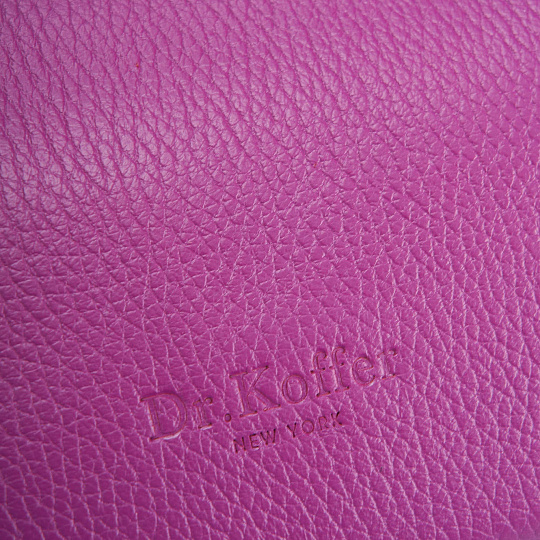 Женская сумка Dr. Koffer из натуральной кожи розовая