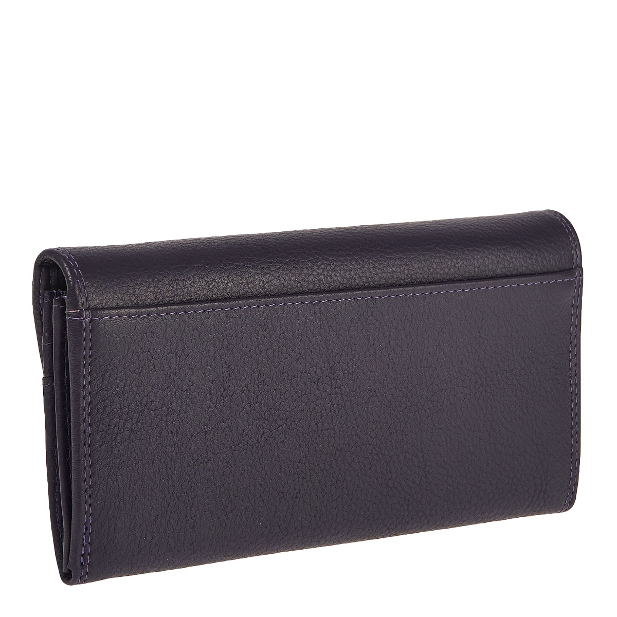 Портмоне Dr.Koffer из натуральной кожи фиолетовое