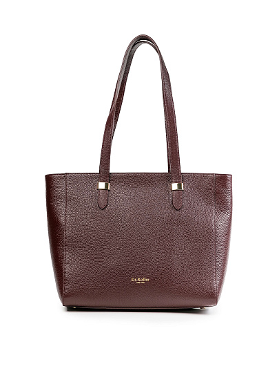 Женская сумка Dr.Koffer из натуральной кожи фиолетовая