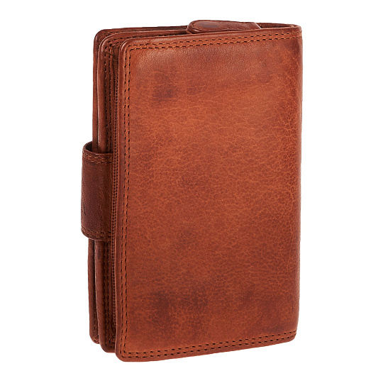 Портмоне Dr.Koffer из натуральной кожи светло-коричневое