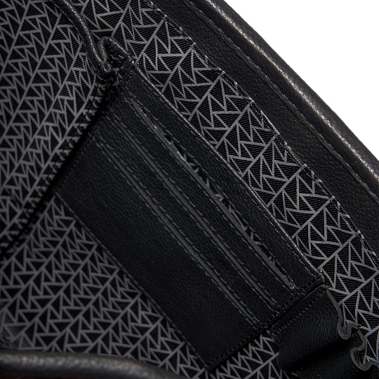 Портфель Dr.Koffer из натуральной кожи черный