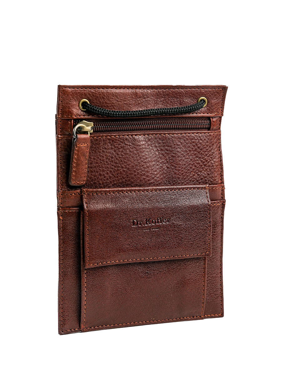 Нагрудный кошелек дорожный Dr.Koffer из натуральной кожи