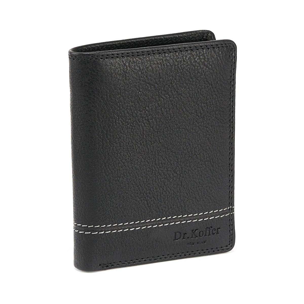 Портмоне Dr.Koffer из натуральной кожи черное