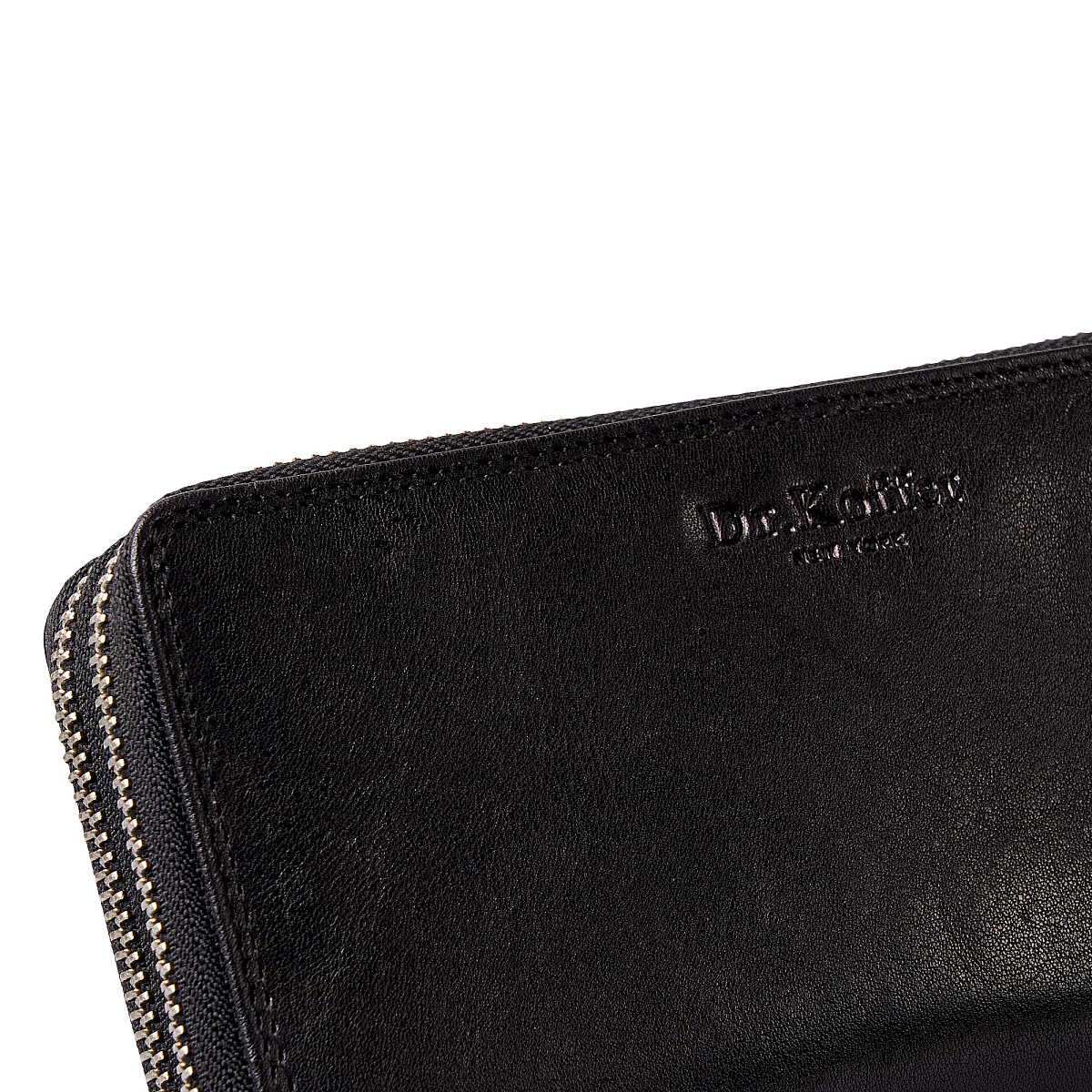 Портмоне Dr.Koffer из натуральной кожи черное