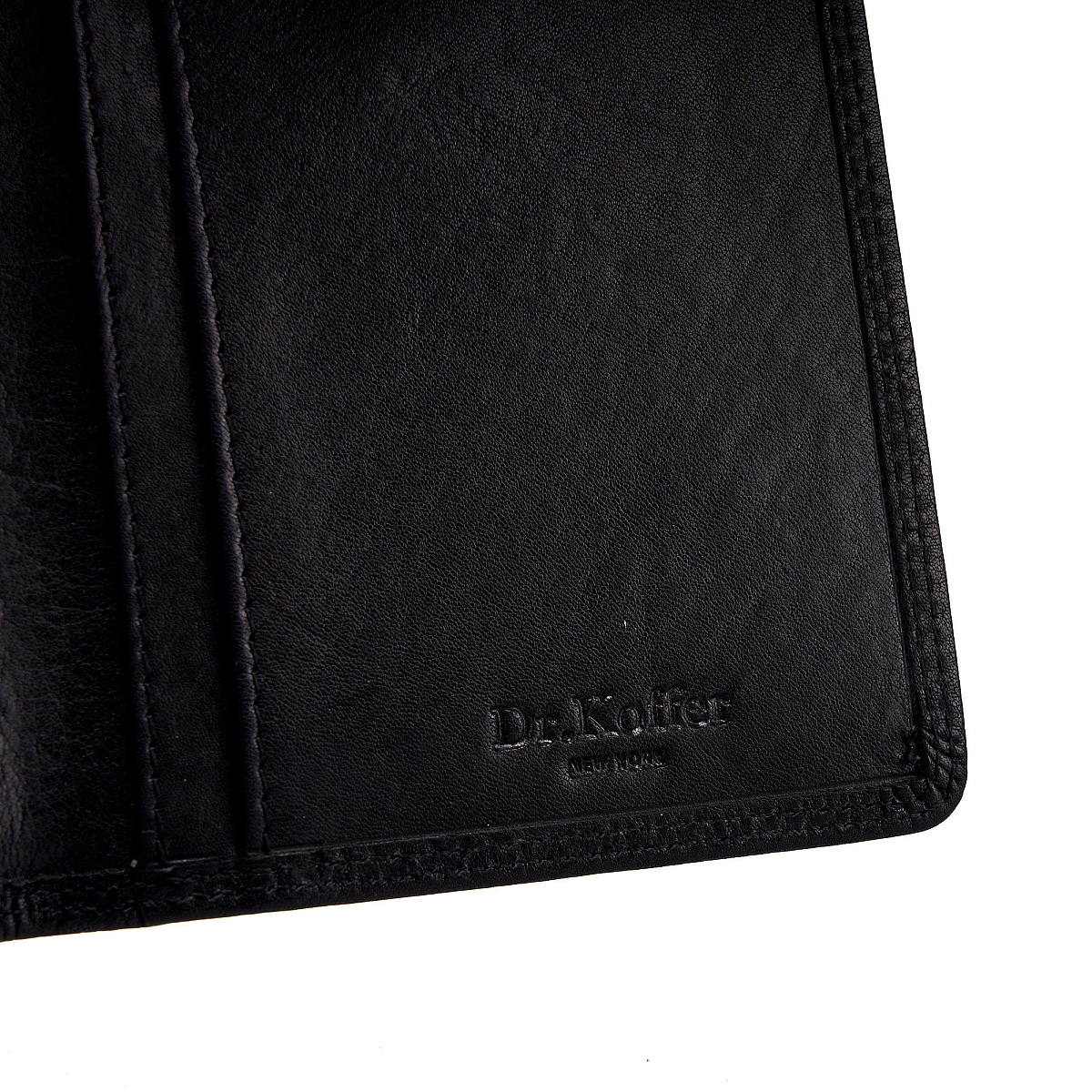 Портмоне Dr.Koffer из натуральной кожи черное