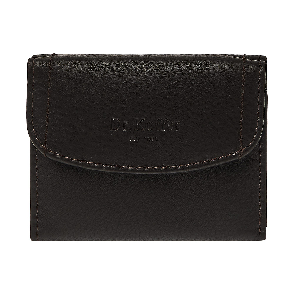 Портмоне Dr.Koffer из натуральной кожи коричневое