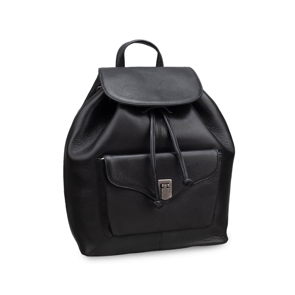 Рюкзак Dr.Koffer из натуральной кожи черный