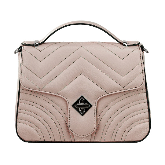 Женская сумка Dr. Koffer из натуральной кожи бежевая