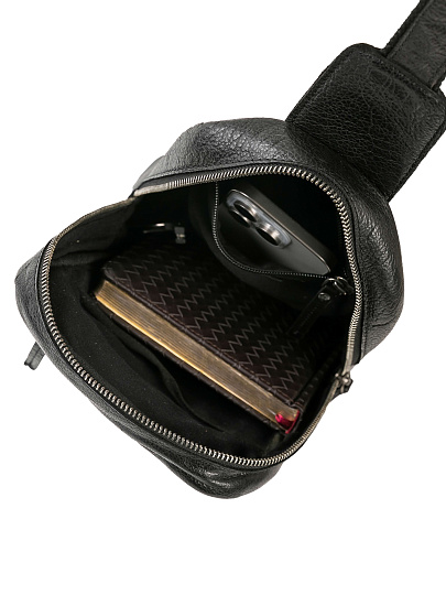 Рюкзак Dr.Koffer из натуральной кожи черный