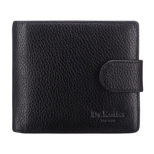 Портмоне Dr.Koffer из натуральной кожи черное