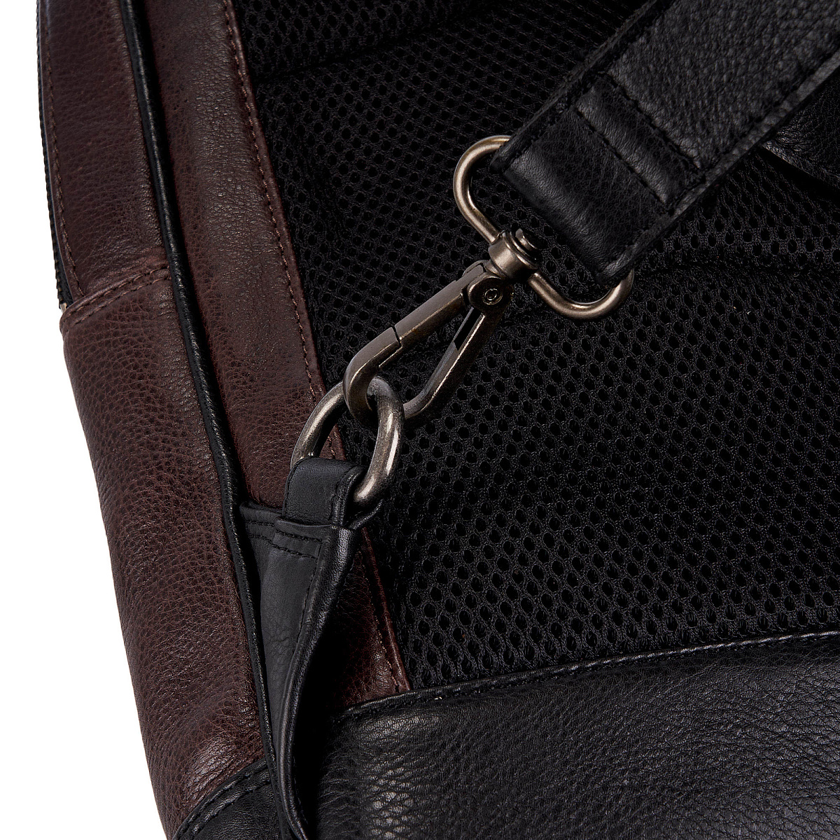 Рюкзак Dr.Koffer из натуральной кожи темно-коричневый