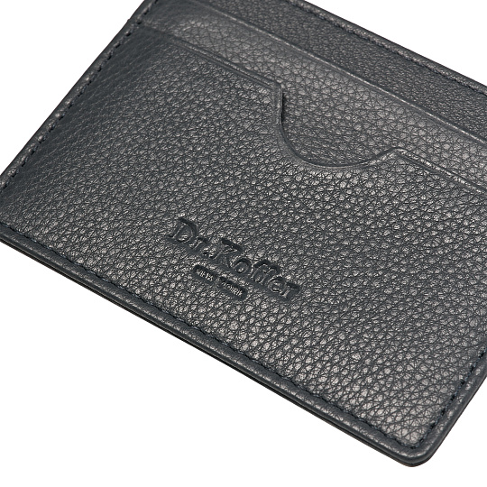 Кредитница Dr.Koffer из натуральной кожи синяя