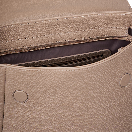 Рюкзак Dr. Koffer из натуральной кожи бежевый