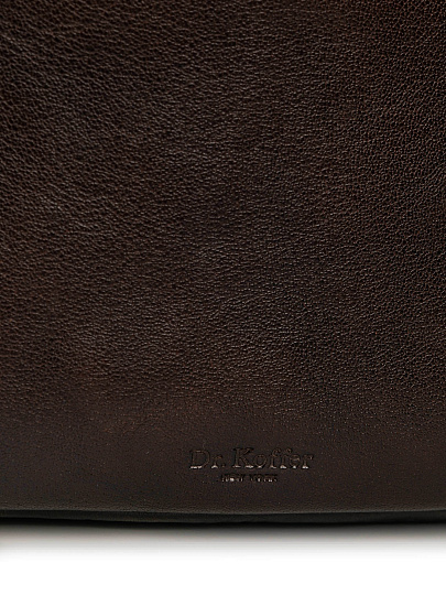 Женская сумка Dr.Koffer из натуральной кожи коричневая