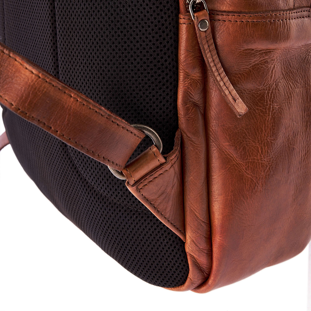 Рюкзак Dr.Koffer из натуральной кожи светло-коричневый