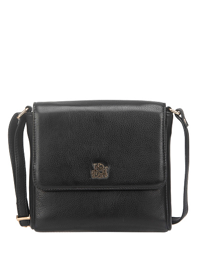 Женская сумка Dr. Koffer из натуральной кожи черная