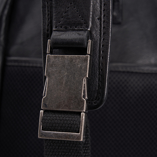 Рюкзак Dr.Koffer из натуральной кожи черный