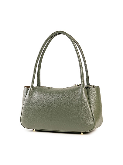 Женская сумка Dr. Koffer из натуральной кожи зеленая