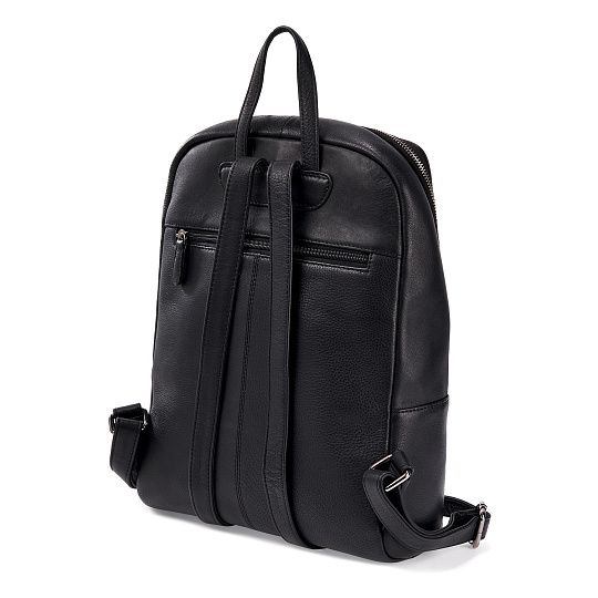 Рюкзак Dr.Koffer из натуральной кожи черный