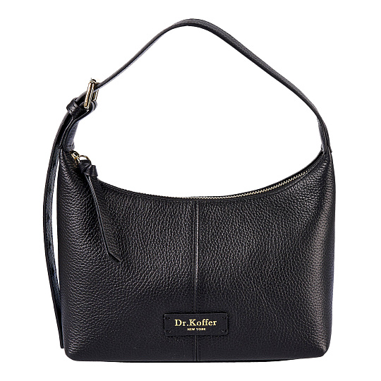 Женская сумка  Dr. Koffer из натуральной кожи черная