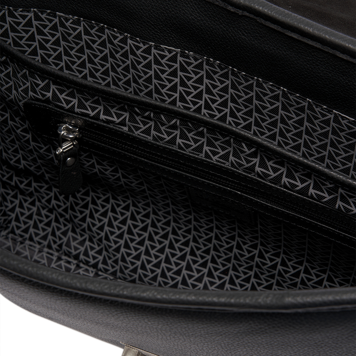 Портфель Dr.Koffer из натуральной кожи черный