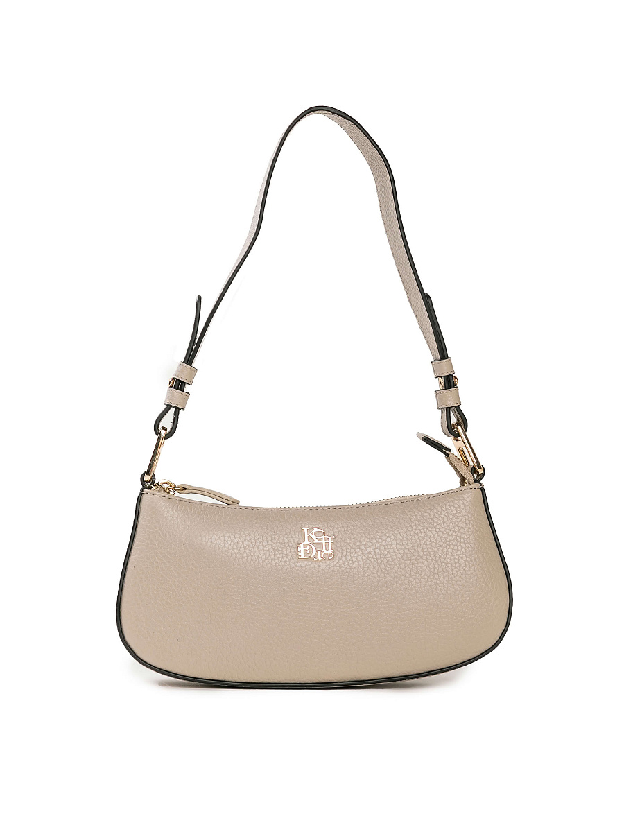 Женская сумка Dr. Koffer из натуральной кожи бежевая