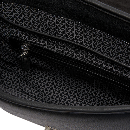 Портфель Dr.Koffer из натуральной кожи черный