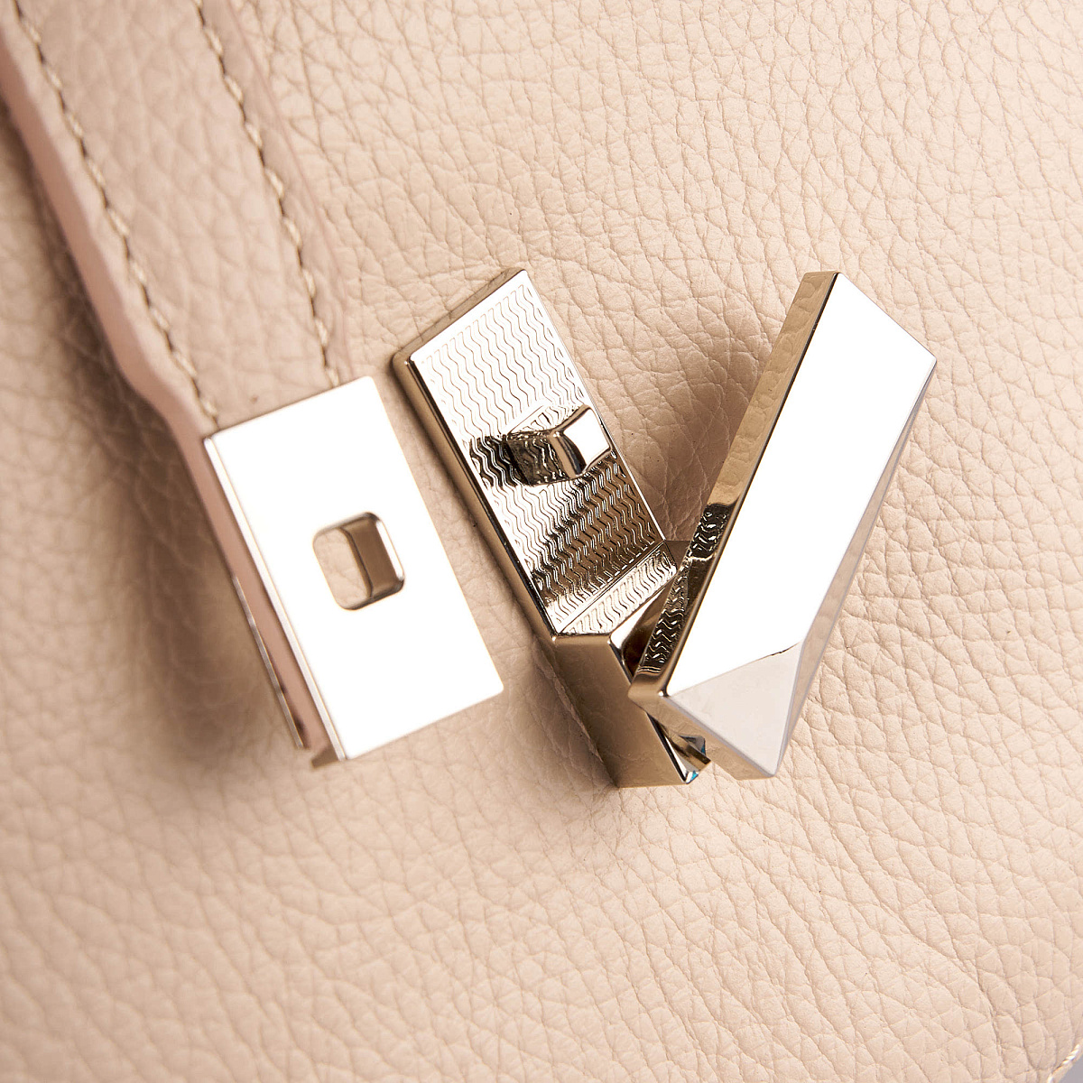 Женская сумка Dr. Koffer из натуральной кожи бежевая